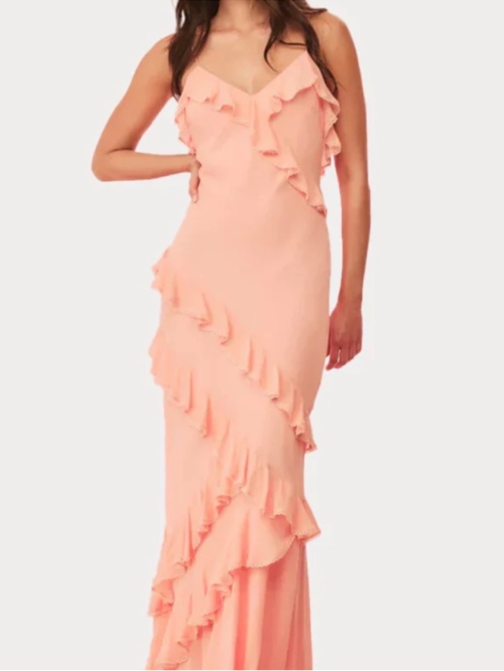 Love Shack Fancy Rialto Dress Peach Bliss Size 4